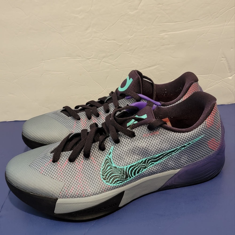 Nike Gray and Purple Athletic Shoes